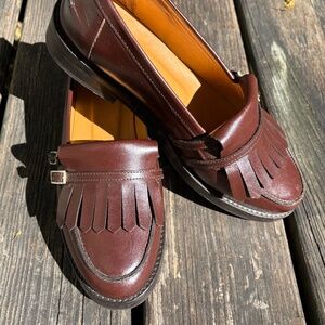 Sezane Joey Loafers Glossy Chocolate